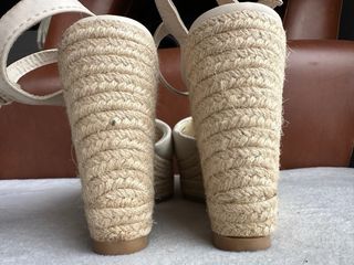 Stradivarius sandalias esparto tacón elegantes 38
