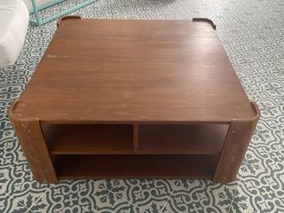 Mesa baja vintage de madera