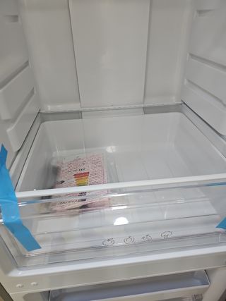 Nevera Svan Combi, acero inoxidable
