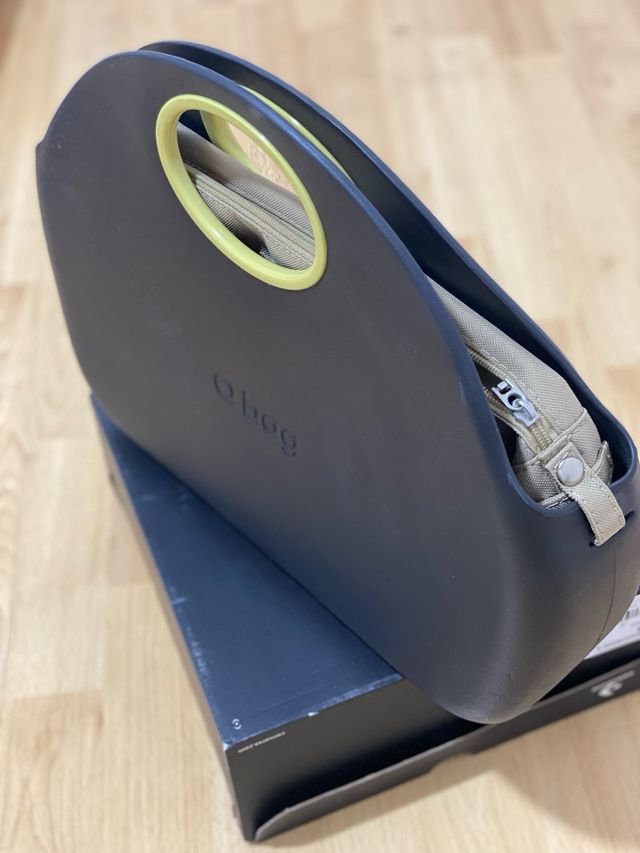 Bolso Obag negro y amarillo