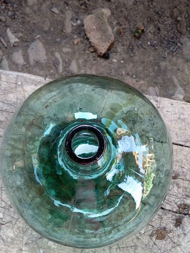 Garrafón vidrio vintage decoración