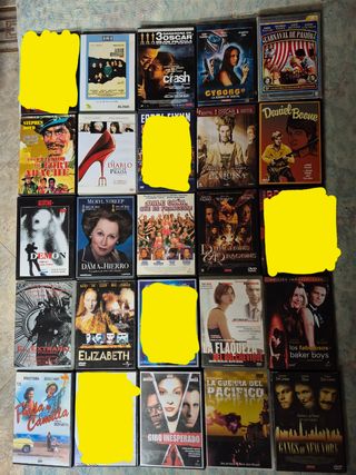 Lote 8. Elegir películas dvd, 8 x 12 euros