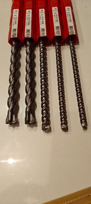 Brocas Hilti TE-YX (5uds), nuevas a estrenar.