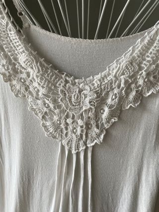 Lote pantalón pirata negro & camiseta blanca L