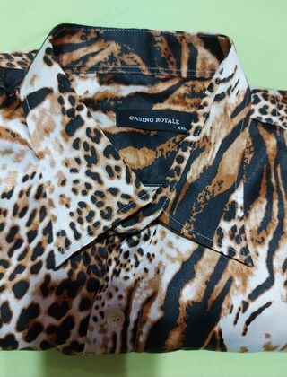 CAMISA CASINO ROYALE, EN VERSIÓN DE LEOPARDO NUEVA