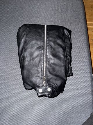Chaqueta cuero negra - Talla L
