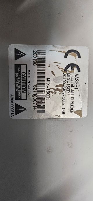 AASET MTX-160P - Multiplexor Digital