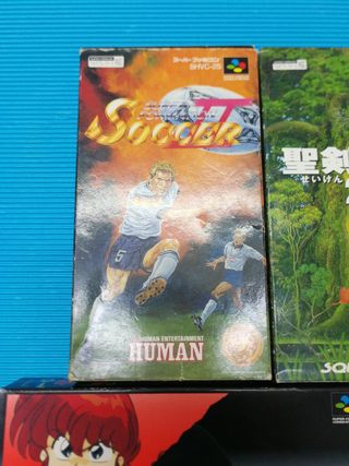 Super Famicom Juegos - F-Zero, Tetris, Ranma 1/2