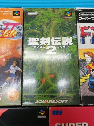 Super Famicom Juegos - F-Zero, Tetris, Ranma 1/2