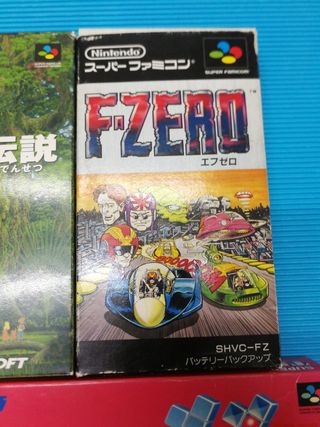 Super Famicom Juegos - F-Zero, Tetris, Ranma 1/2