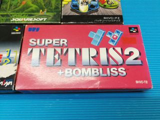 Super Famicom Juegos - F-Zero, Tetris, Ranma 1/2