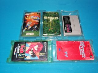 Super Famicom Juegos - F-Zero, Tetris, Ranma 1/2
