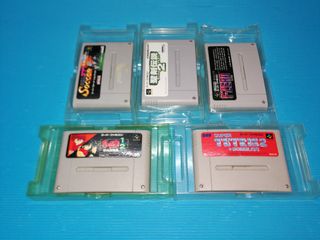 Super Famicom Juegos - F-Zero, Tetris, Ranma 1/2