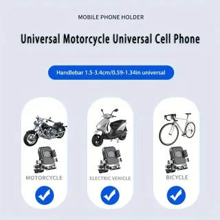 Soporte móvil moto bici espejo manillar