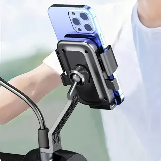Soporte móvil moto bici espejo manillar