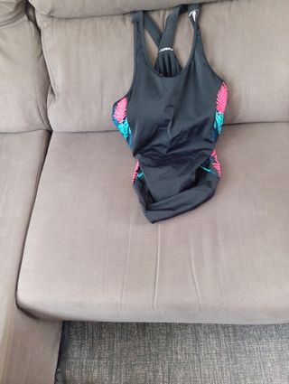 Bañador negro con estampado