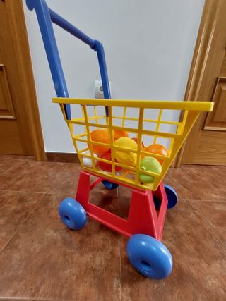 Carrito compra juguete niño