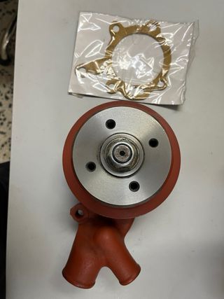 Bomba agua Landini Massey Case Perkins con polea