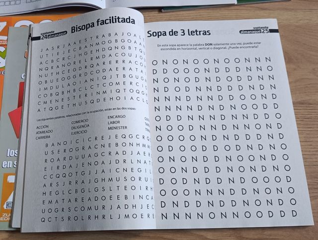 Lote Sopilandia sopas almanaque letra grande mente