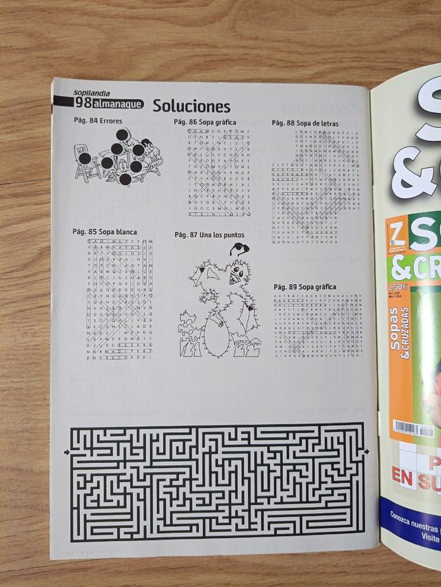 Lote Sopilandia sopas almanaque letra grande mente