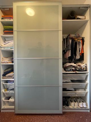 Armario Ikea cristal 2 puertas 200x60x230 cm