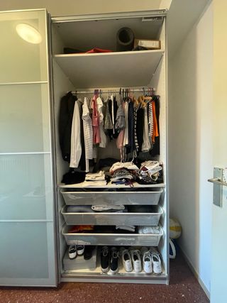 Armario Ikea cristal 2 puertas 200x60x230 cm