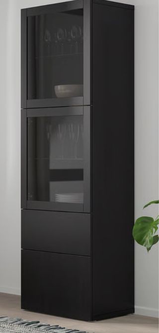 Estante negro ikea 