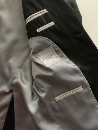 Traje Boston - Americana y pantalón negro