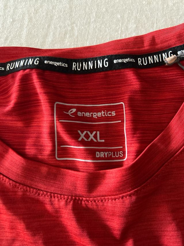 Camiseta Energetics Running roja XXL