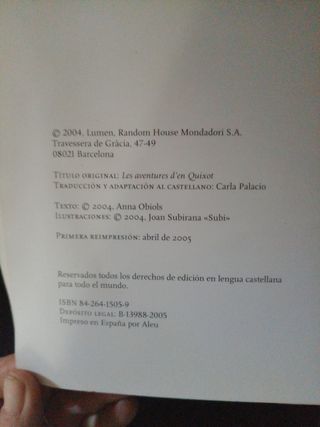 AVENTURAS DE DON QUIJOTE, LAS