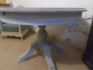 Mesa antigua extensible restaurada