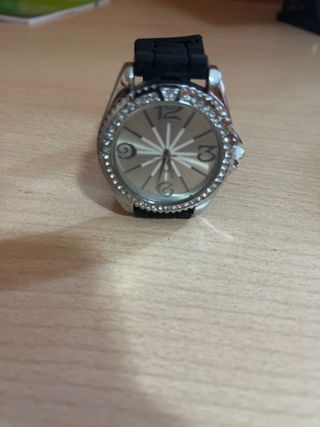 Reloj mujer negro-plata