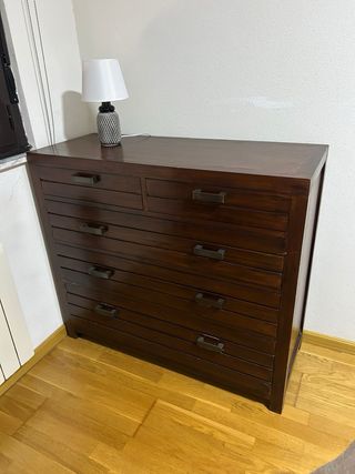 Cómoda Madera Caoba