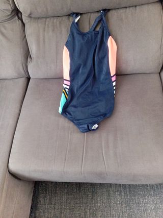 Bañador mujer azul y rosa