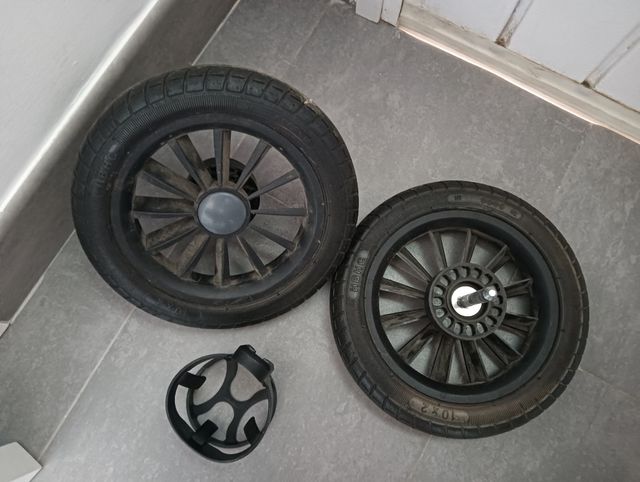 Ruedas carrito bebé (2 unid.)