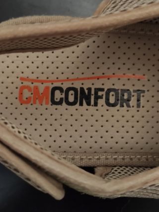 Sandalias CM Confort beige mujer