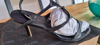 Sandalias Elle pour Elle Piel Negras Talla 39