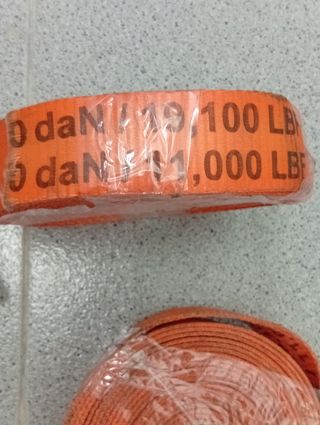 2 Cinchas de amarre 5000 dan + 2 correas