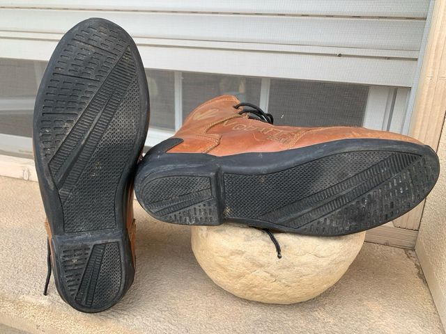 Quattro Daryl Botas de motocicleta Castanho