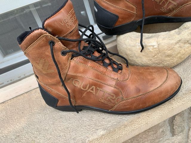 Quattro Daryl Botas de motocicleta Castanho