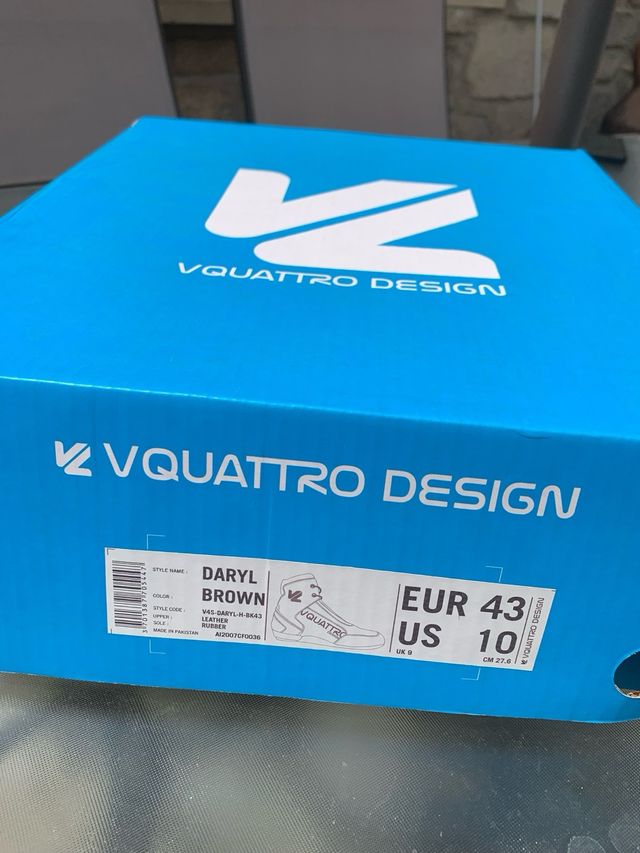 Quattro Daryl Botas de motocicleta Castanho