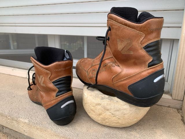 Quattro Daryl Botas de motocicleta Castanho