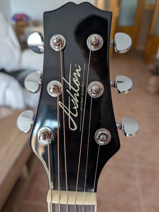 Guitarra acústica Ashton negra