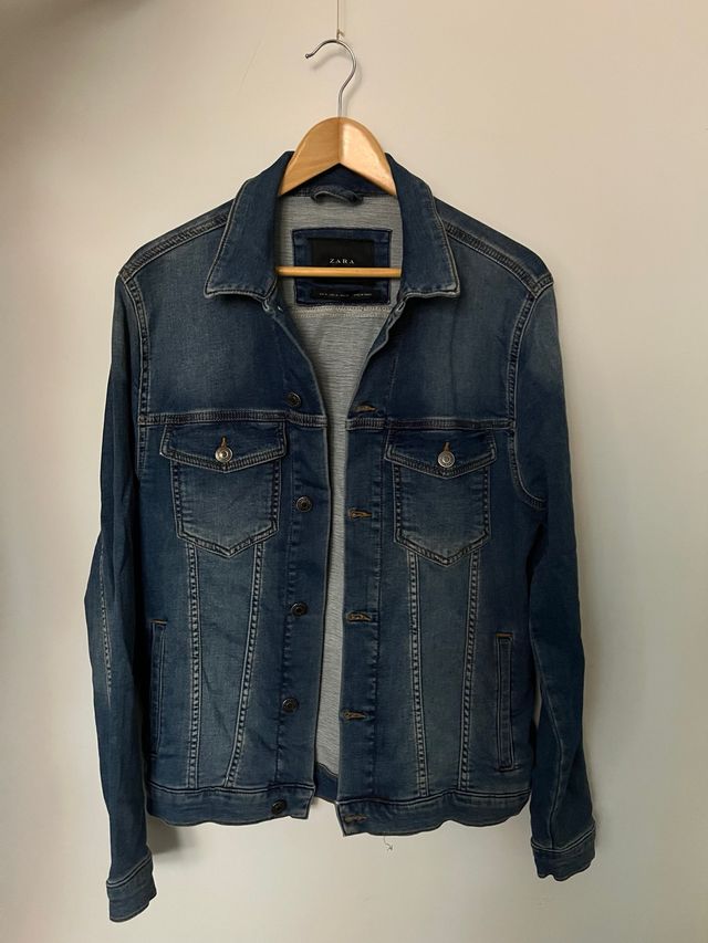 Chaqueta vaquera Zara azul
