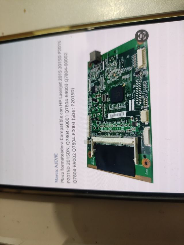 Placa base HP LaserJet - Nueva