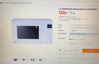 Microondas LG Smart Inverter 10