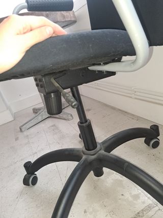 Silla oficina giratoria negra
