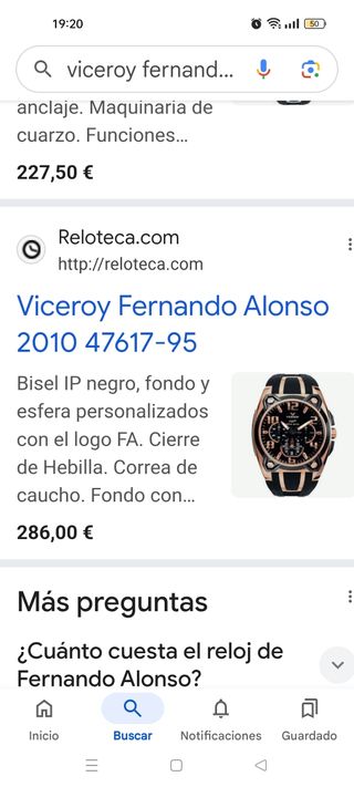 Reloj Viceroy Fernando Alonso
