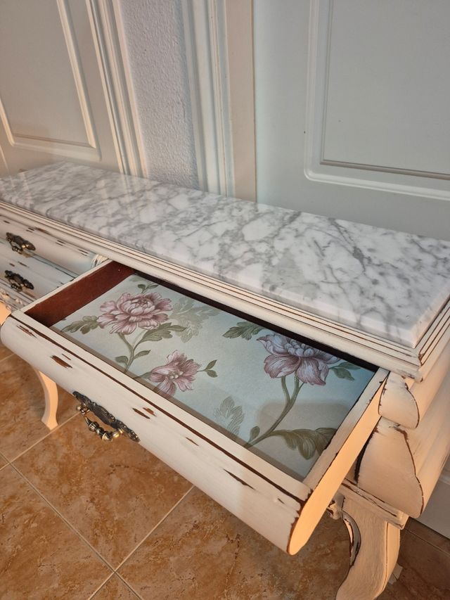 Consola recibidor con espejo 