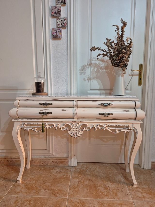 Console di ricezione con specchio 